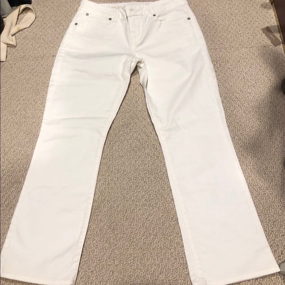 Talbots cropped flare jeans